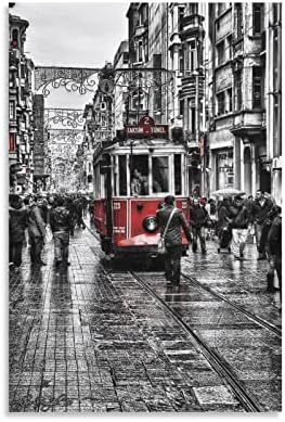 Poster de artă Istanbul alb-negru poster tipărit tipărit cadou poza poza pânză pictură poster de artă pentru dormitor decor