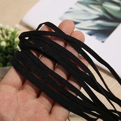 Herrmosa 10/20 / 50y 5mm frânghie elastică DIY bandă de cauciuc cablu de ulei curea de frânghie agățată pentru accesorii de