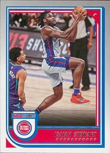 2022-23 Panini NBA Hoops 63 Isaiah Stewart NM-MT Detroit Pistons Basketball Trading Card NBA
