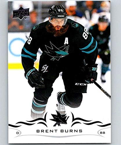 2018-19 Upper Deck 399 Brent Burns San Jose Sharks NHL Hockey Card de tranzacționare