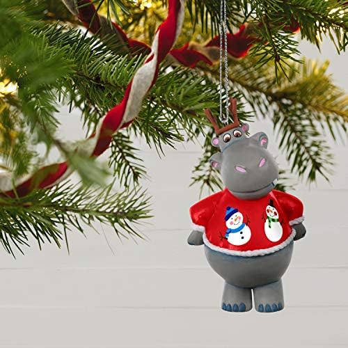 Hallmark Keepsake Ornament 2020, vreau un hipopotam de Crăciun, muzical