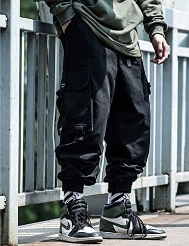 Pantaloni de jogger pentru bărbați y2k baggy techwear pantaloni de marfă goth hip hop harem tactic pantaloni de stradă