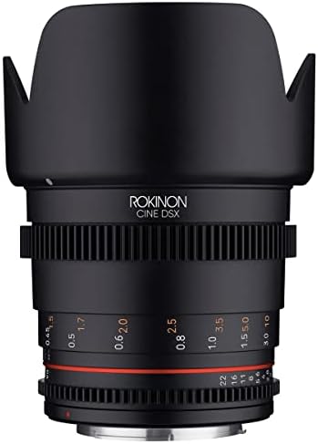 Rokinon 24mm, 35mm, 50mm, 85mm T1.5 și 14mm T3.1 CINE DSX Kit cu 5 lentile pentru Canon EF, mănunchi cu kit de curățare, cârpă de curățare