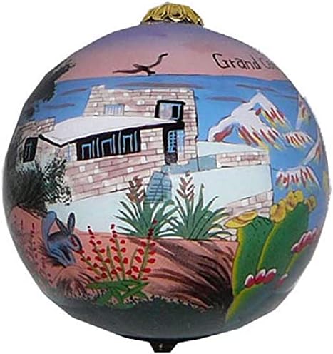 Parcul național Grand Canyon South Rim Revers Paint Ball Ball Ornament de Crăciun