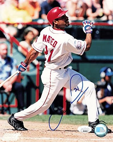 Fernando Mateo a semnat 8x10 Texas Rangers - Fotografii MLB autografate