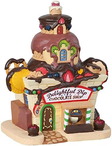 Lemax Christmas Delinful Dip Chocolate Shop 85382